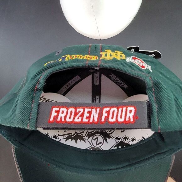 Frozen Four 2018 Green Snapback Hat by Zephyr - Picture 5 of 8